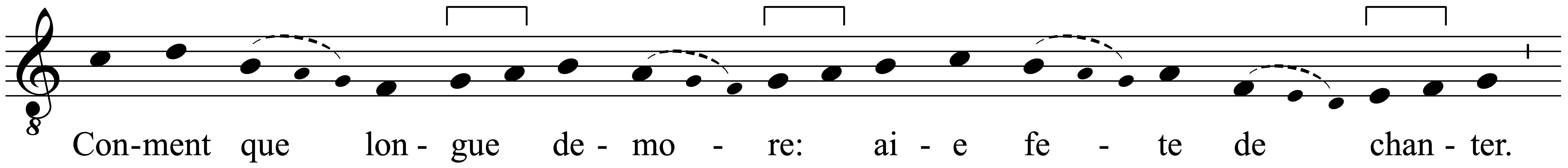 Work musical notation
